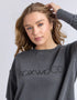 Foxwood Simplified Crew - Dark Charcoal