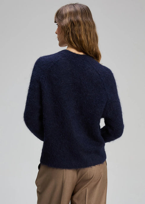 Zaket & Plover Alpaca Cardi - Midnight