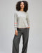 Zaket & Plover Textured Swing Jumper - Light Marl