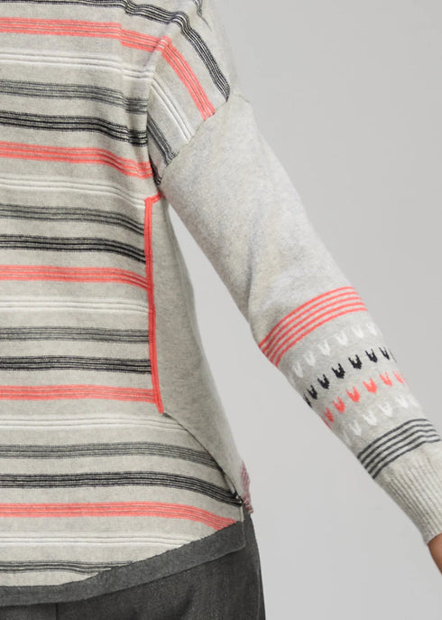 Zaket & Plover Textured Swing Jumper - Light Marl