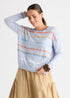 Zacket & Plover Lace Pop Cardi - Clear Sky