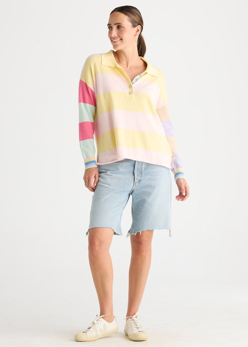 Zacket & Plover Summer Rugby Top - Banana