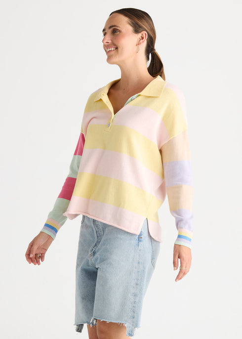 Zacket & Plover Summer Rugby Top - Banana
