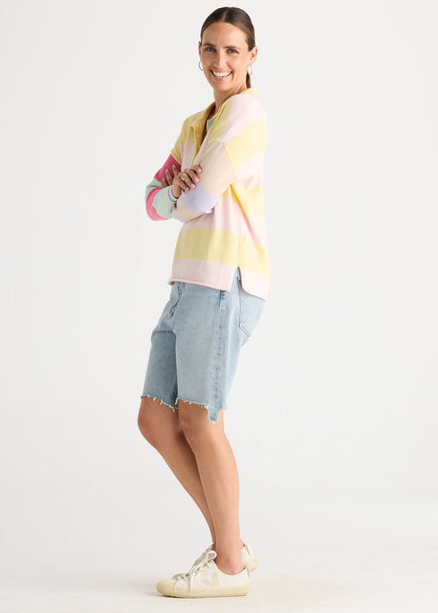 Zacket & Plover Summer Rugby Top - Banana