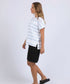 Foxwood Allison Stripe Tee - Sky