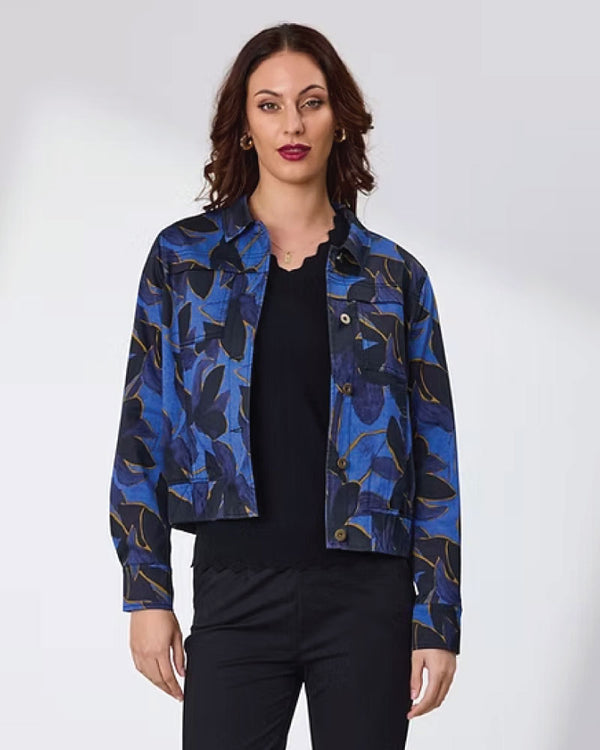Newport Azure Jacket - Azure Print