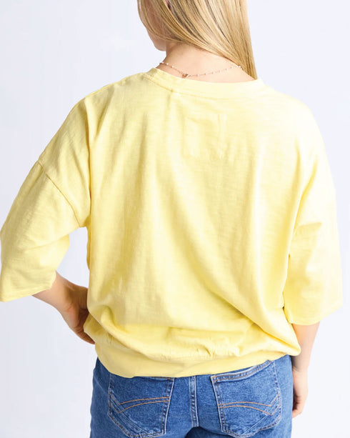 Elm Mazie Crew Neck Sweat - Banana