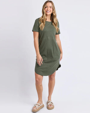 Foxwood Bay Tape Dress - Khaki