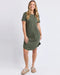 Foxwood Bay Tape Dress - Khaki