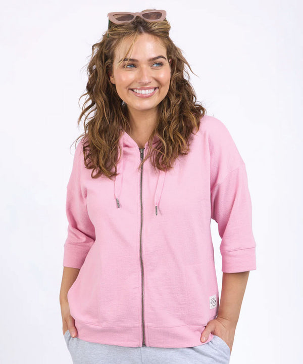 Elm Beachy Zip Hoodie - Pink