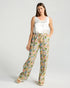 Black Stone Casa Del Sol Print Linen Pants