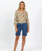 Vassalli Slim Leg above the knee Short 5775A- Blue Hue