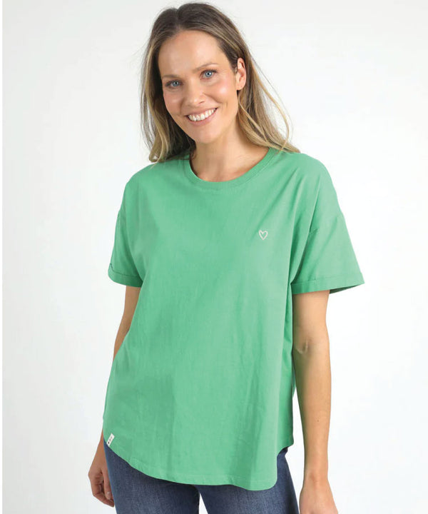 Elm Halli Short Sleeve Tee - Green Briar