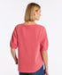 Marco Polo Lantern Sleeve Tee - Calypso