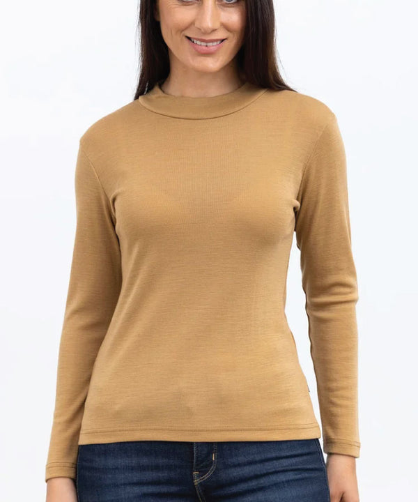 Bay Road Merino Turtle Neck - Caramel