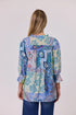 Classified Aurora Peasant Top - Blue