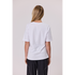 Classified Heart Trim Tee - White/Black
