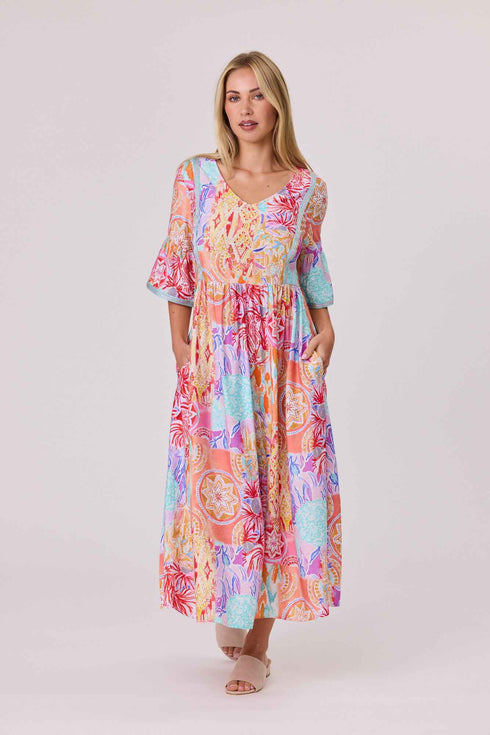 Classified Maitai Dress - Coral