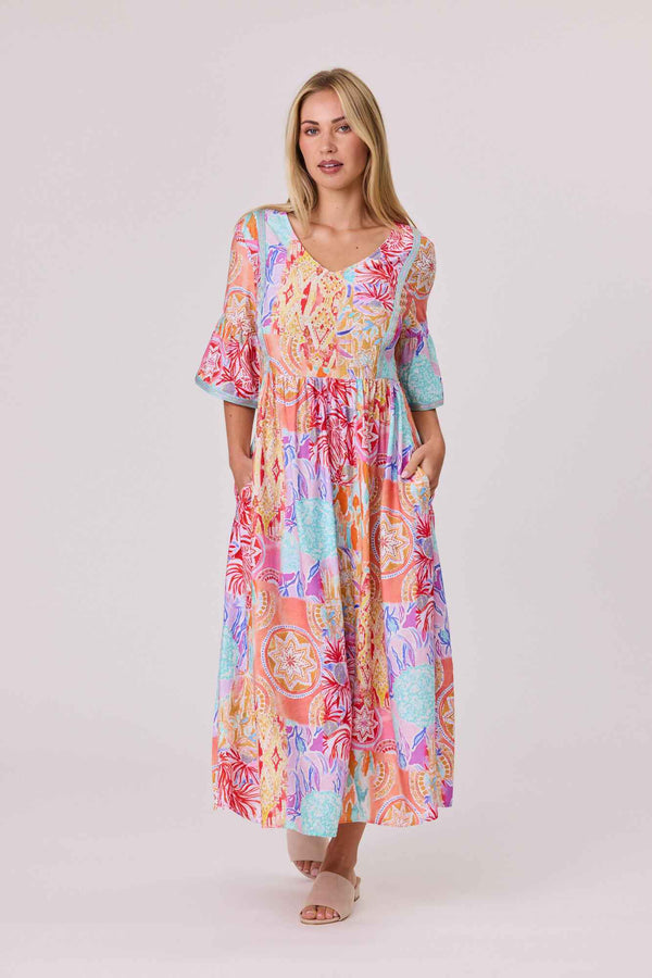 Classified Maitai Dress - Coral