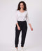 Classified Signature Print Fresco Pant - Black