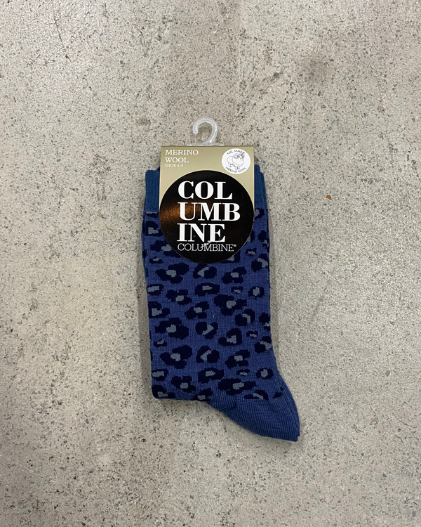 Columbine Animal Merino Crew - NAV