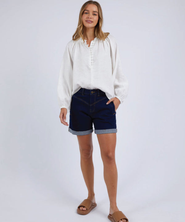 Foxwood Corsica Blouse - Winter White