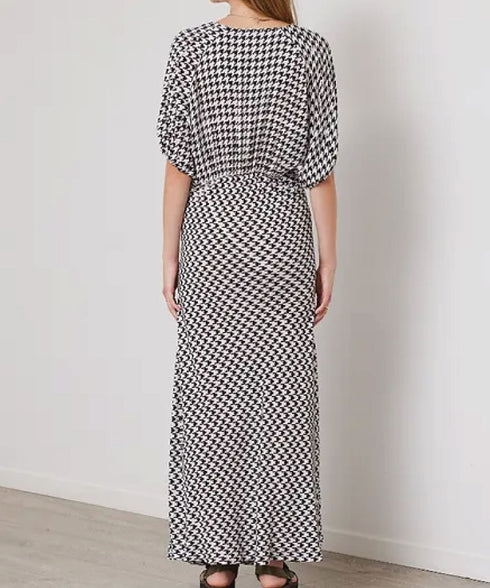 Duo Eldon Dress - Black/White