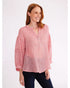 Yarra Trail Peasant Top - Desert Rose