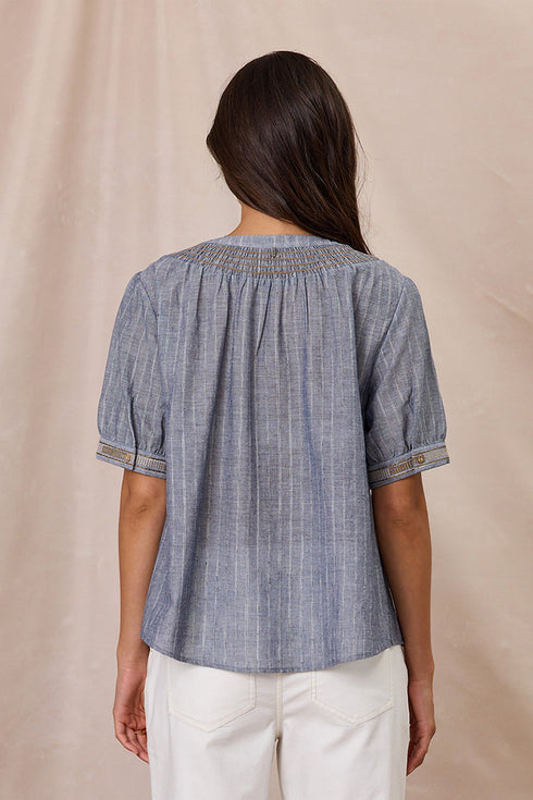 Design Nation Flicker Shirt - Navy