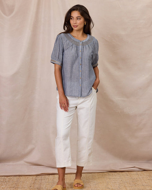 Design Nation Flicker Shirt - Navy