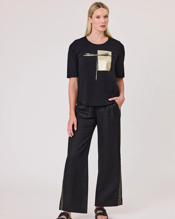 Duo Essential Dragonfly  Tee - Black