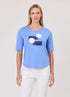 Duo Essential Blue Abstract Tee