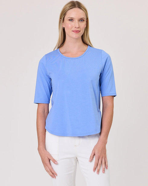 Duo Essential Tee Plain - BLUE