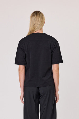 Duo Paige Tee - Black with White Star