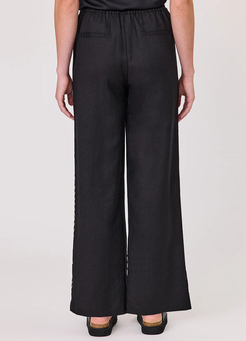 Duo Zenith Pant - Black Linen