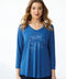 Newport Delilah Top -Dusky Blue