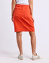 Elm Belle Denim Skirt - Tangerine