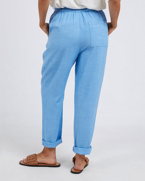 Elm Clem Relaxed Pants - Azure Blue