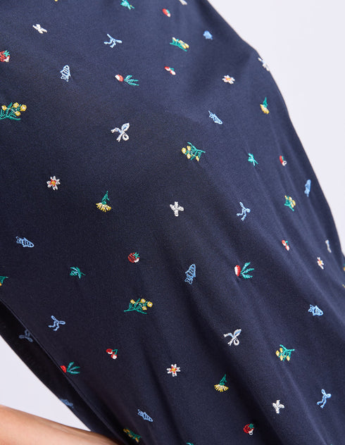 Elm Festive Market Tee - Navy