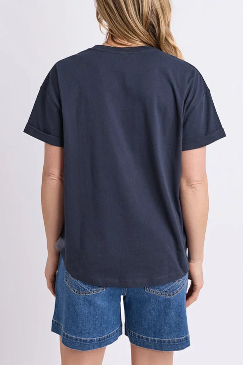 Elm Fishy Tee - Navy