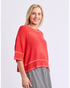 Elm Honey Knit Top - Tangelo