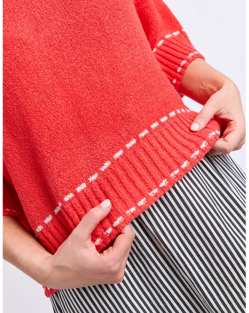 Elm Honey Knit Top - Tangelo