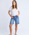 Elm Macie Denim Shorts - Blue