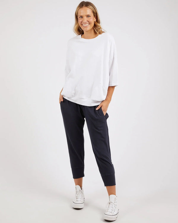 Elm Mazie Sweat - White