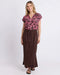 Elm Mila Utility Skirt - Chocolate