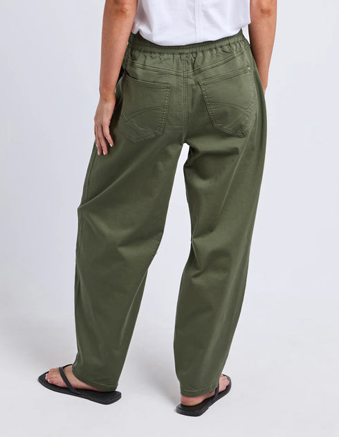 Elm Quinn Barrel Jogger - Basil