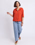 Elm Saltair Light Weight Linen Jacket - Tangello