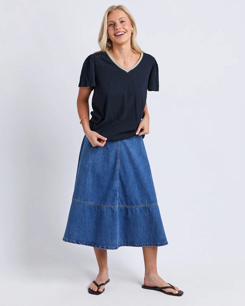 Elm Solara Top - Navy