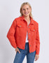Elm Tilly Denim Jacket - Tangello