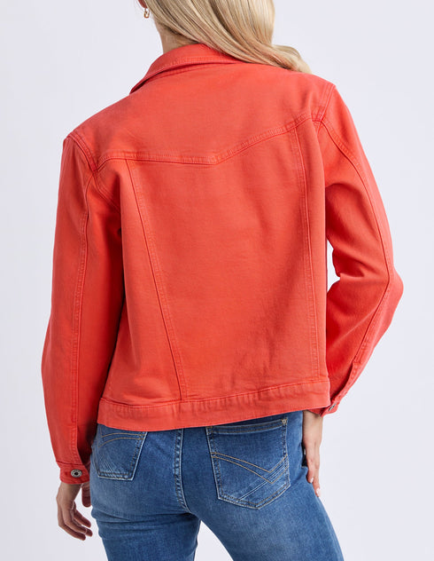 Elm Tilly Denim Jacket - Tangello
